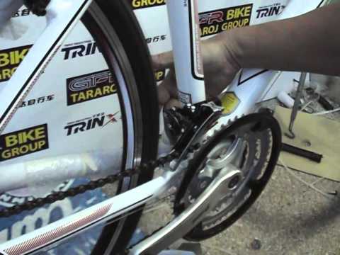 TRINX R500 วิธีปรับตั้งเกียร์สับจานหน้า โดย gtrbike 0802515885