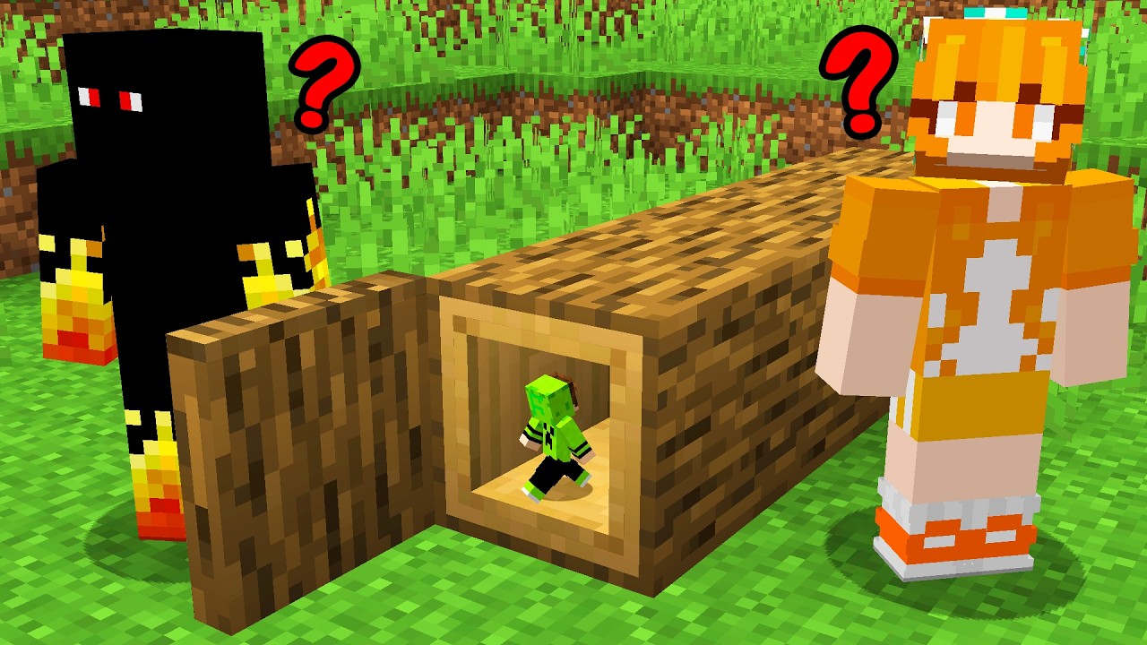 TROLEI meus AMIGOS no ESCONDE-ESCONDE com BASES SECRETAS no Minecraft!