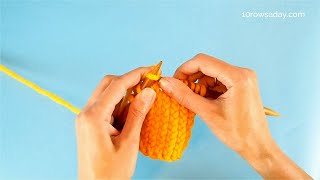 Twisted Knit and Purl Stitches in Eastern Knitting