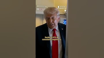 Trump amenaza con eliminar licencias a televisoras: “Están en un 97% en mi contra”