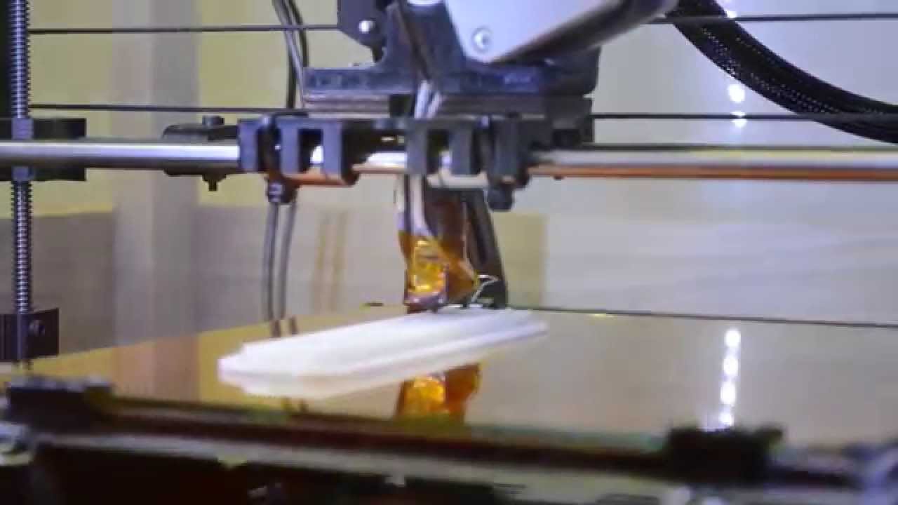 Defender prototype being 3D printing at the Columbus Idea Foundry