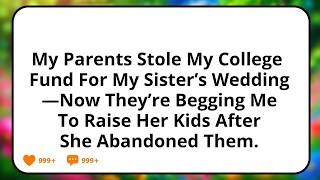 My Parents Stole My College Fund For My Sister’s Wedding—Now They’re Begging Me To Raise Her Kids