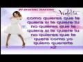 violetta como quieres que te quiera karaoke instrumental