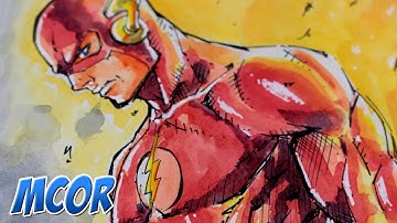 Dibujando a Flash de DC Comics