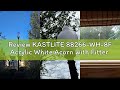 Review KASTLITE 88266-WH-8F Acrylic White Acorn with Fitter Neck | 26.81" Height x 16.6" Width x 8"
