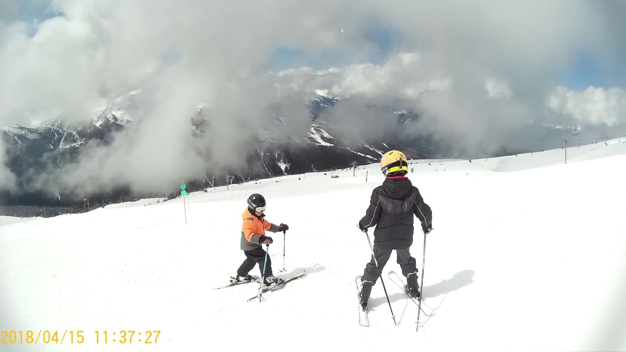My Son Harry Skies On Green Line At Whistler Blackcomb Mountain YouTube