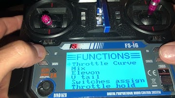 FlySky FS-i6 / Throttle CUT OFF switch (for NITRO Engine).