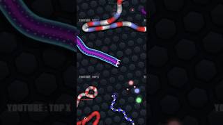 Slither io vs Snake rivals gameplay video #wormszone #fishdomgame #viral #games #fishgame #gameplay screenshot 5