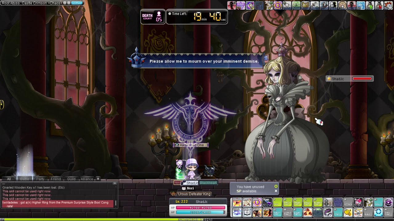 Shadower Maplestory reboot shadower 14k stat Chaos Crimson Queen | หน้าข้อมูล ...
