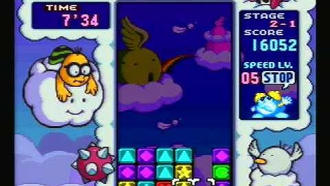 Tetris Attack Stage Clear mode