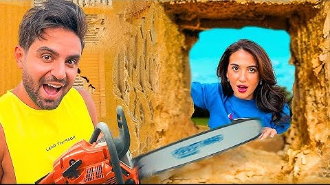 تحدي الهروب من 100 طبقة كرتون !! 📦