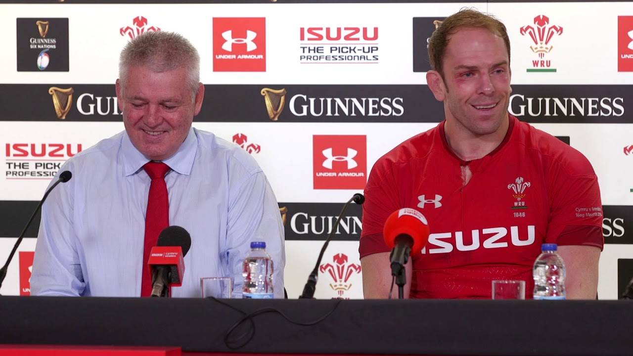 Press Conference Warren Gatland And Alun Wyn Jones After Grand Slam Win Guinness Six Nations Youtube