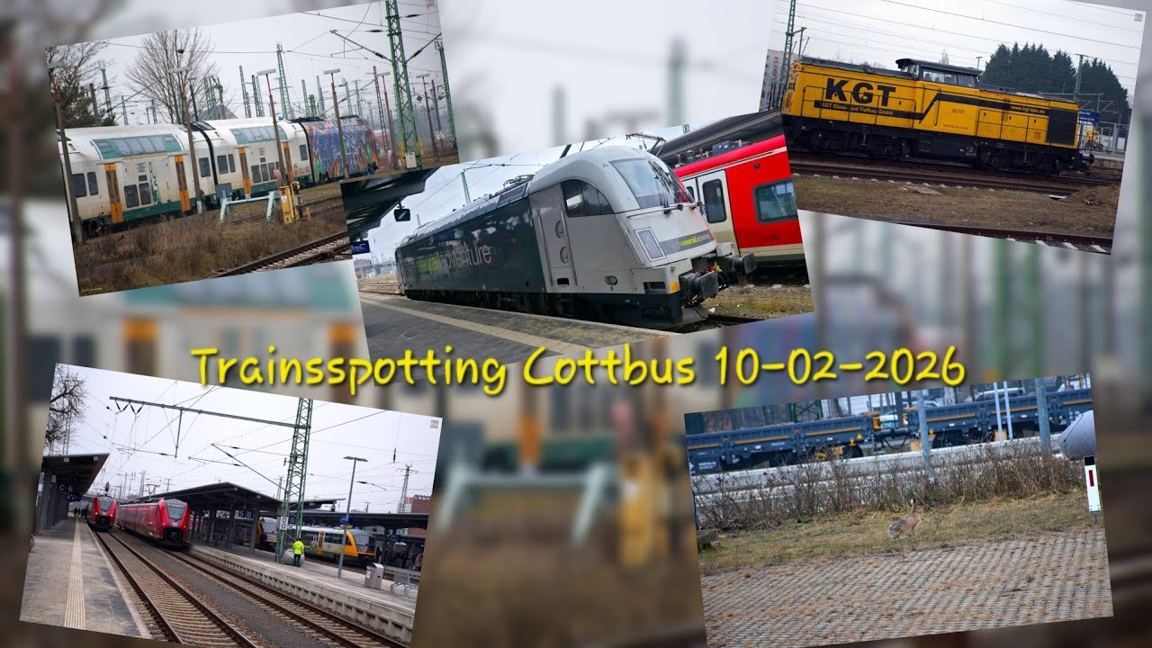 #Trainspotting #Cottbus 1 Tag am #Hauptbahnhof 10-02-2026
