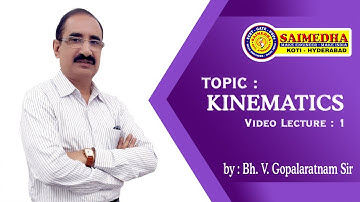 KINAMETICS VIDEO LECTURE   1