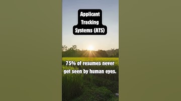 ATS - Applicant Tracking System #ats #resume #jobhunting