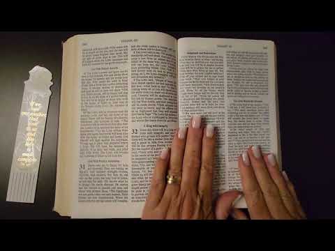 Relaxing asmr/bible/soft spoken/
