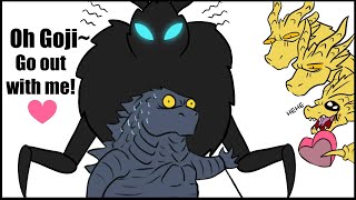 Godzilla GVK| Mothra's Payback for Godzilla Asking Her Out! (Godzilla Comic Dub)