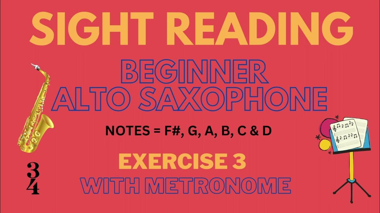 🎷Do YOU want to improve your sightreading?? 🎶 Alto Saxophone exercise