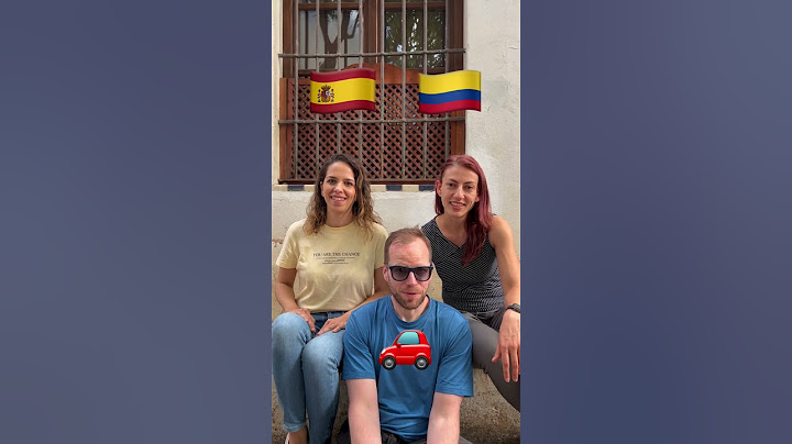 Palabras diferentes: ESPAÑA - COLOMBIA con @mariaespanolcom