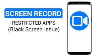 How to Screen Record Restricted Apps | Black Screen Problem - 2025 (Quick & Easy)