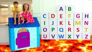 Roma and Diana learn the alphabet / ABC song screenshot 4