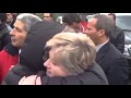 Moncef Marzouki salue fans sortie