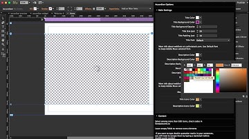 How to use Accordion Widget for Adobe Muse