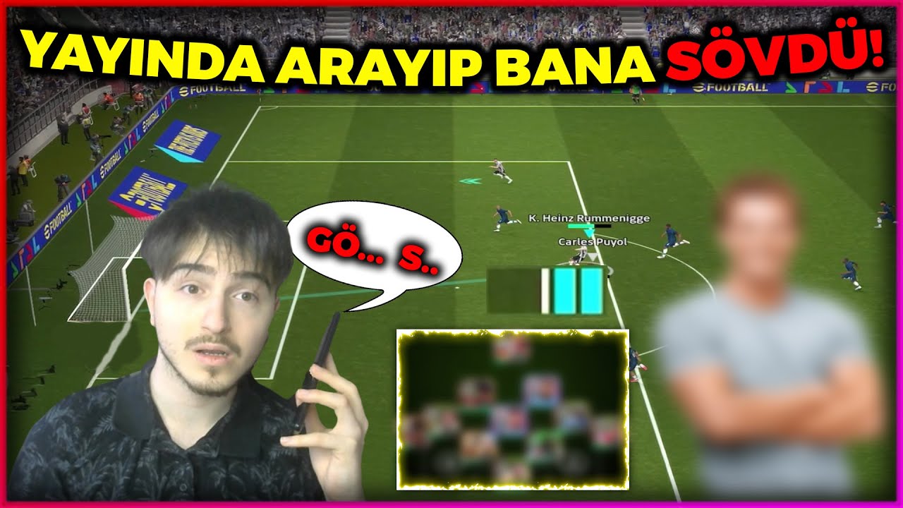 KLASMANDA YOUTUBER DENK GELDİ😯 KIŞKIRTMA YAPTIM! ARAYIP BANA SÖVDÜ! eFootball Mobile 2025