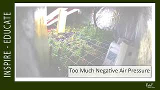 Grow Tent Implodes Due to Negative Air Pressure #growtent #Implodes #implosion #explosion