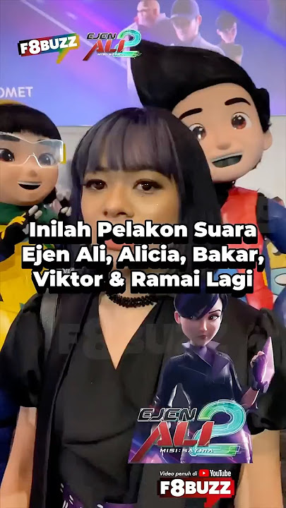 Siapa sangka inilah pelakon suara Ejen Ali! 🫨🔥 Ada bawa 3 watak terus. #ejenali #ejenalithemovie2