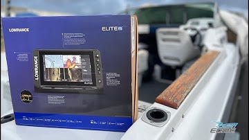Lowrance Elite FS9 fishfinder installation on Haines Hunter SF600
