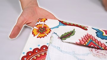 How To Mitre Corners On A Curtain | Easy Guide