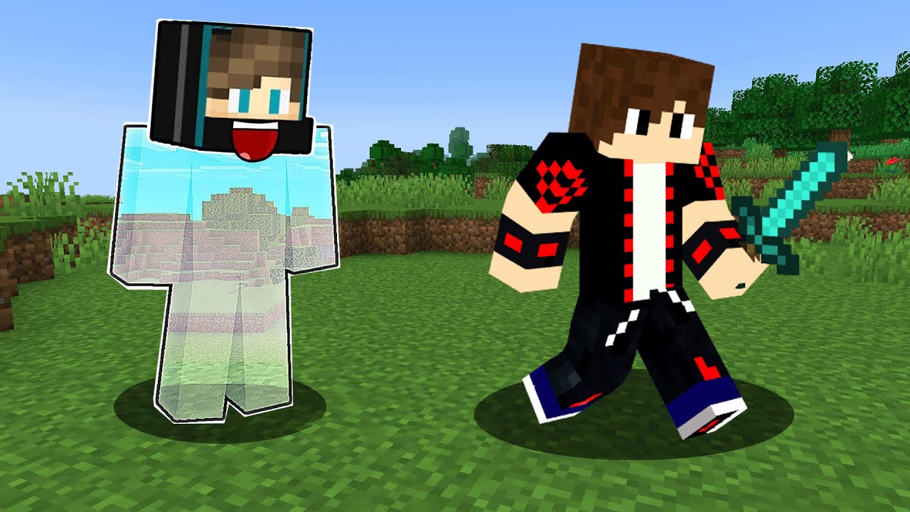 ماين كرافت : الصياد ضد الفريسة ولكن انا مختفي !!؟ 😱🔥