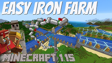How to Make an Iron Farm in Minecraft 1.15 & 1.15.1: Minecraft Iron Golem Farm Tutorial (Avomance)