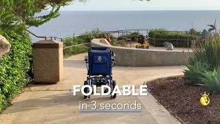 IQ8000 Electric Wheelchair | Pasific Blue | Comfy Go Mobility
