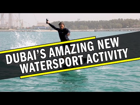 Try out Dubai's thrilling eFoiling surfing experience