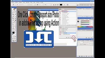 adobe phoshop7 One Click - create Passport size Photo in adobe photoshop7/photoshop8/cs4/cs5