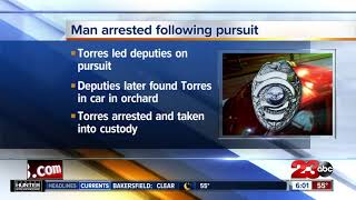 Man arrested following high-speed pursuit