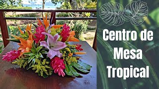 👉🏻 CENTRO DE MESA TROPICAL  🏝️