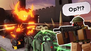 NEW Mercenary Base Tower VS Molten Mode.... TDS Roblox screenshot 5