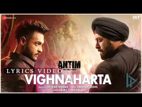 Vighnaharta Lyrics video  ANTIM The Final Truth  Salman Khan Aayush S Varun Dhawan 