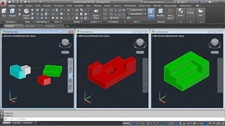 AutoCAD 3D Box Command Tutorial Complete | Center, Cube, Length, 2Points, 3D Exercises using Box