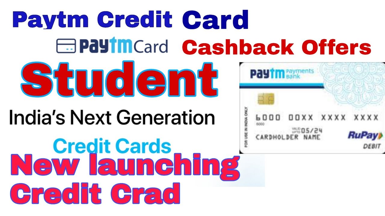 Paytm  Credit Card |Student Credit Card 😍 |Paytm next generation card