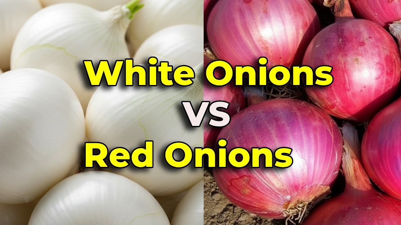 Red onion vs. white onions What the REAL Diffrences?
