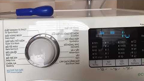 Máy giặt Samsung cửa ngang báo lỗi DDC