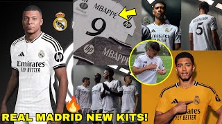 VINTAGE LEAKS✅Kylian Mbappe Unveiling Real Madrid NEW KITS 2014/25 Season🔥New Home,Away & Third Kits