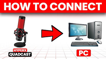 How To Connect HyperX Quadcast To PC (How To Setup And Use HyperX Quadcast With PC)