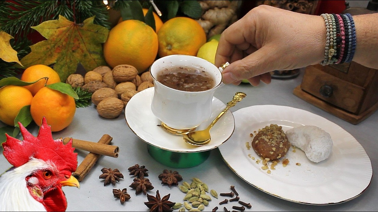 Σαλέπι παραδοσιακό και Glühwein - κρασί της φωτιάς
