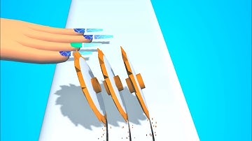 Slice Nails |  All Levels Gameplay Android,ios