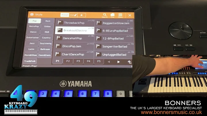 Yamaha Genos 2 Keyboard - Pop Styles Part 1/3